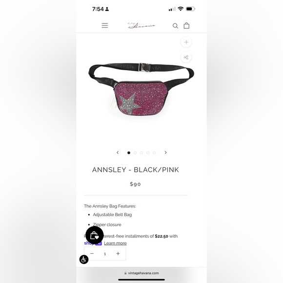 Vintage Havana Fanny pack ✨✨✨ - Picture 3 of 4